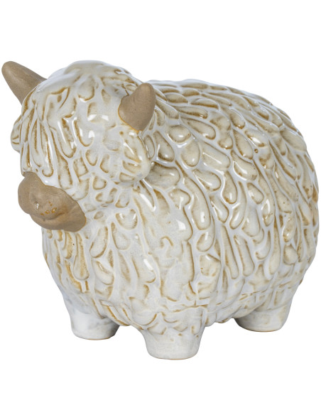 Hill Interiors Alora Ceramic Highland Cow 24148 - Authentic Hill Interiors furniture directly from FastDaddy UK. Exclusive coll