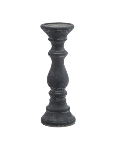 Hill Interiors Amalfi Grey Column Candle Holder 23324 - Authentic Hill Interiors furniture directly from FastDaddy UK. Exclusiv