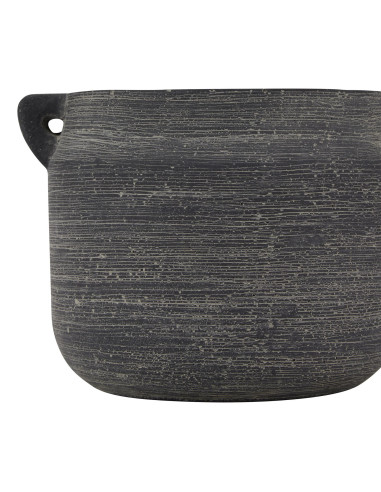 Affordable industrial style furniture Hill Interiors Amalfi Grey Hydria Pot 23639 for modern home decor, free shipping options