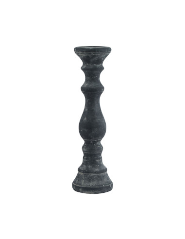 Hill Interiors Amalfi Large Grey Column Candle Holder 23323 - Authentic Hill Interiors furniture directly from FastDaddy UK. Ex