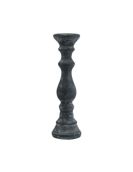 Hill Interiors Amalfi Large Grey Column Candle Holder 23323 - Authentic Hill Interiors furniture directly from FastDaddy UK. Ex