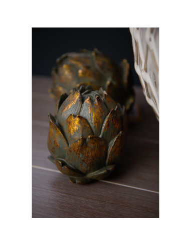 Affordable industrial style furniture Hill Interiors Antique Bronze Large Artichoke 19838 for modern home decor, free shipping