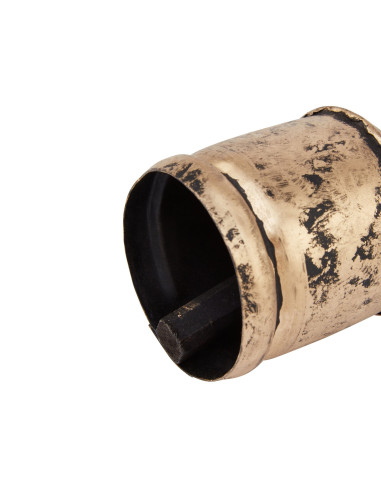 Affordable industrial style furniture Hill Interiors Antique Gold Bell Bauble 23592 for modern home decor, free shipping option