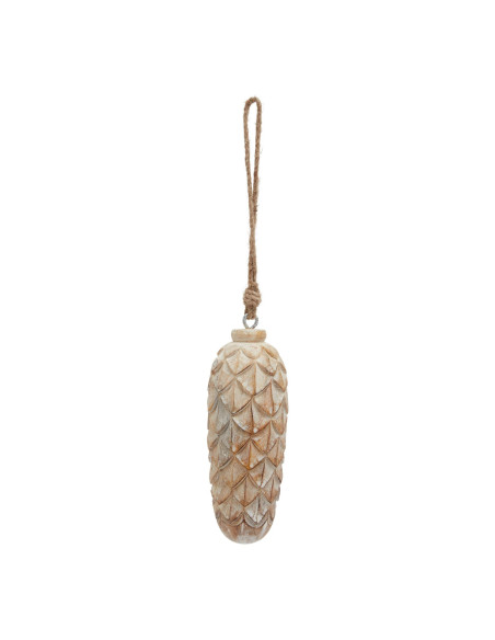 Hill Interiors Antique White Wash Large Pine Cone Bauble 23452 - Authentic Hill Interiors furniture directly from FastDaddy UK.