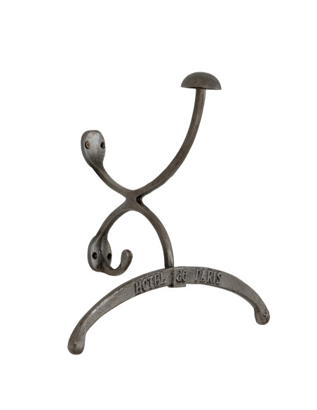 Affordable industrial style furniture Hill Interiors Antiqued Silver Coat Hanger With Hook 24537 for modern home decor, free sh