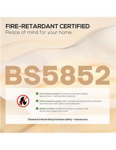 HOMCOM Two-Seater Pull-Out Sofa Bed - Light Grey