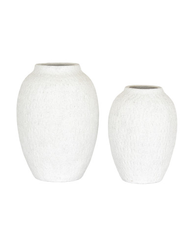 High-quality metal and wood construction of Hill Interiors SKU 24609 Ashen Large Tall Vase, detailed view for UK customers.