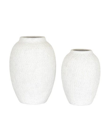 High-quality metal and wood construction of Hill Interiors SKU 24610 Ashen Medium Tall Vase, detailed view for UK customers.