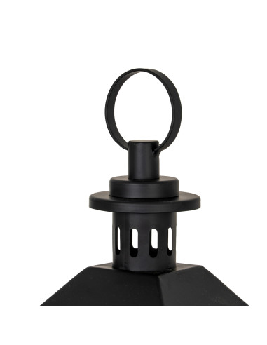 Full dimensions and specifications of Hill Interiors Astra Large Lantern With Glass Candle Holder 24400: Height 61.50cm, Width