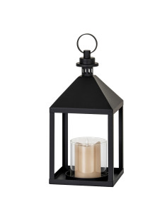Hill Interiors Astra Medium Lantern With Glass Candle Holder 24401 - Authentic Hill Interiors furniture directly from FastDaddy 2