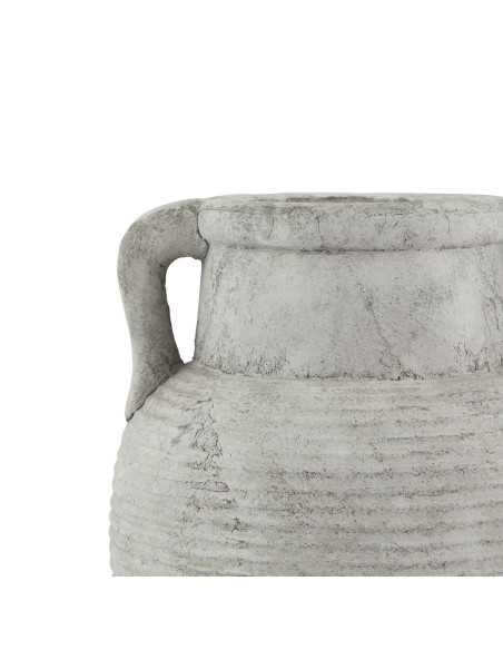 Affordable industrial style furniture Hill Interiors Athena Stone Amphora Pot 23611 for modern home decor, free shipping option