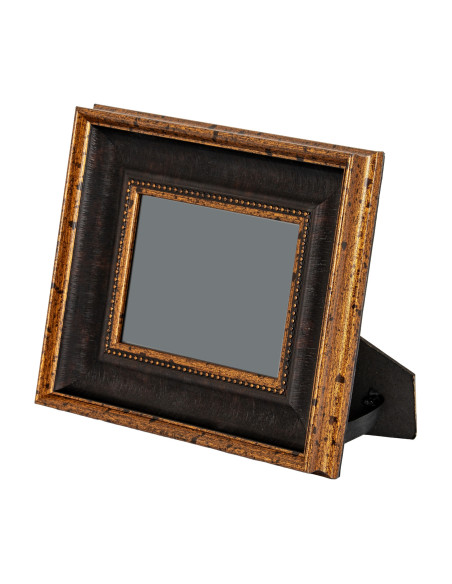 Affordable industrial style furniture Hill Interiors Black And Antique Gold Beaded  8X10 Photo Frame 21564 for modern home deco