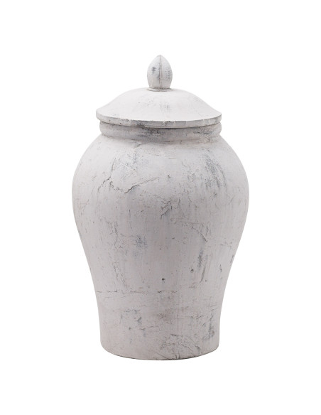 Hill Interiors Bloomville Large Stone Ginger Jar 20730 - Authentic Hill Interiors furniture directly from FastDaddy UK. Exclusi