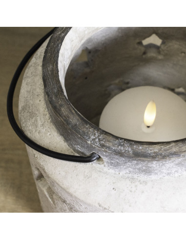 Full dimensions and specifications of Hill Interiors Bloomville Large Stone Star Lantern 20728: Height 23.00cm, Width 18.50cm,