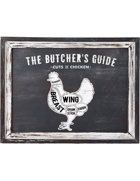 Hill Interiors Butchers Cuts Chicken Wall Plaque 21639 - Authentic Hill Interiors furniture directly from FastDaddy UK. Exclusi