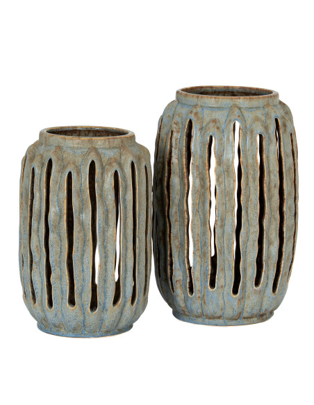 High-quality metal and wood construction of Hill Interiors SKU 24496 Capella Tall Lantern Candle Holder, detailed view for UK c