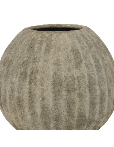 Affordable industrial style furniture Hill Interiors Catania Round Vase 23964 for modern home decor, free shipping options and