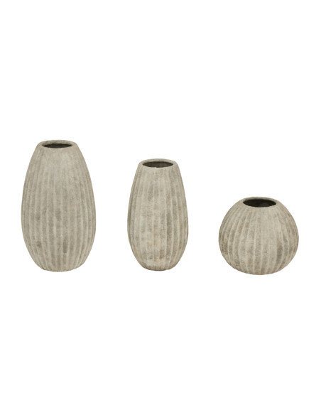 High-quality metal and wood construction of Hill Interiors SKU 23964 Catania Round Vase, detailed view for UK customers.