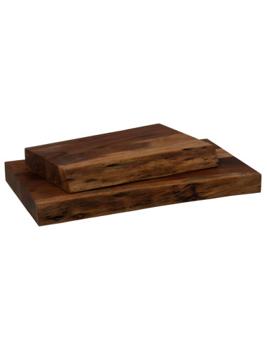 Affordable industrial style furniture Hill Interiors Chopping Board with Live Edge 22090 for modern home decor, free shipping o