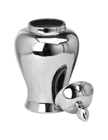Buy Hill Interiors 21515 Chrome Ginger Jar online in UK with fast delivery from FastDaddy UK, your furniture expert.
