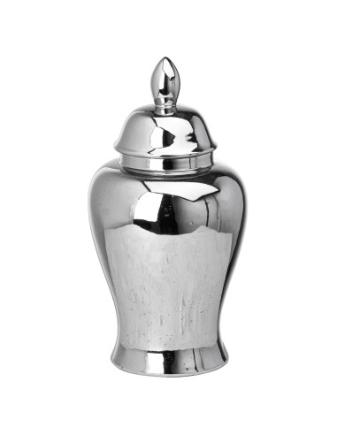Hill Interiors Chrome Large Ginger Jar 21514 - Authentic Hill Interiors furniture directly from FastDaddy UK. Exclusive collect