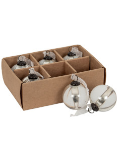 Hill Interiors Coffee Ombre Set Of 6 Baubles 24225 - Authentic Hill Interiors furniture directly from FastDaddy UK. Exclusive c