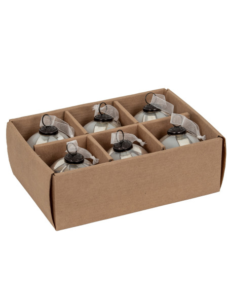 Affordable industrial style furniture Hill Interiors Coffee Ombre Set Of 6 Baubles 24225 for modern home decor, free shipping o