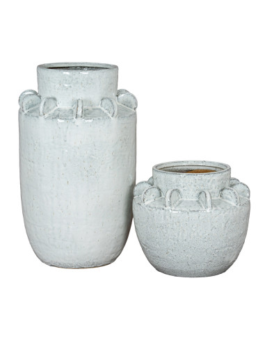 High-quality metal and wood construction of Hill Interiors SKU 24474 Dara Medium Hydria Vase, detailed view for UK customers.