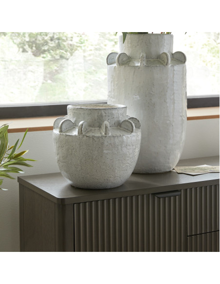 Full dimensions and specifications of Hill Interiors Dara Medium Hydria Vase 24474: Height 22.00cm, Width 23.00cm, perfect for