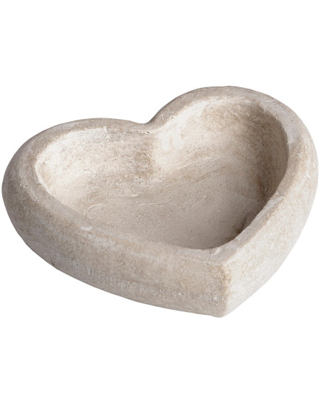 Hill Interiors Deep Stone Heart Dish 9067 - Authentic Hill Interiors furniture directly from FastDaddy UK. Exclusive collection