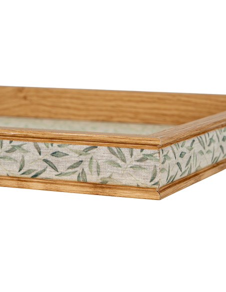 High-quality metal and wood construction of Hill Interiors SKU 24645 Drom Rectangular Tray, detailed view for UK customers.