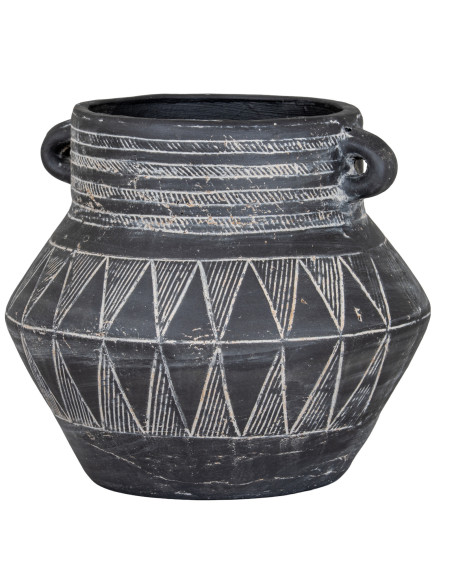 Hill Interiors Etched Collection Tall Pot With Handle 24628 - Authentic Hill Interiors furniture directly from FastDaddy UK. Ex