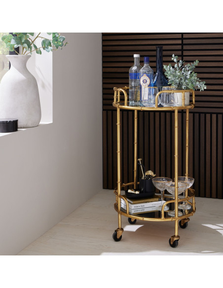 High-quality metal and wood construction of Hill Interiors SKU 22094 Eucalyptus Plant In Stone Effect Pot, detailed view for UK