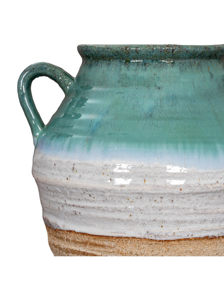 Full dimensions and specifications of Hill Interiors Fen Amphora Vase 24482: Height 38.00cm, Width 35.00cm, perfect for your li