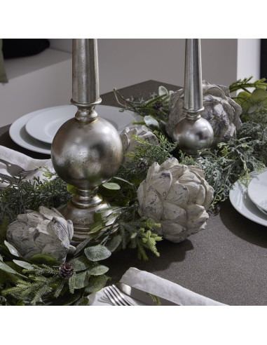 Affordable industrial style furniture Hill Interiors Garda Decorative Small Artichoke 20791 for modern home decor, free shippin