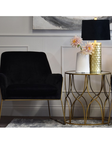 Affordable industrial style furniture Hill Interiors Garda Glazed Liv Vase 20784 for modern home decor, free shipping options a