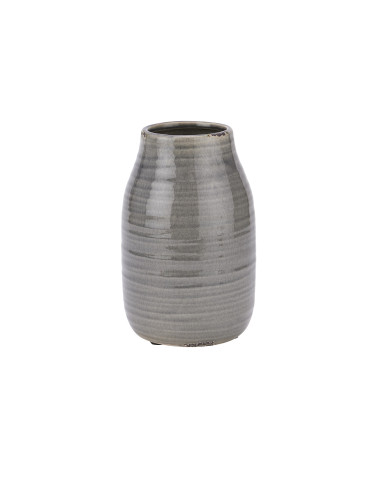 Hill Interiors Garda Grey Stefanie Vase 22035 - Authentic Hill Interiors furniture directly from FastDaddy UK. Exclusive collec