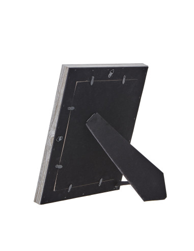 High-quality metal and wood construction of Hill Interiors SKU 23691 Grey Washed 8X10 Photo Frame, detailed view for UK custome