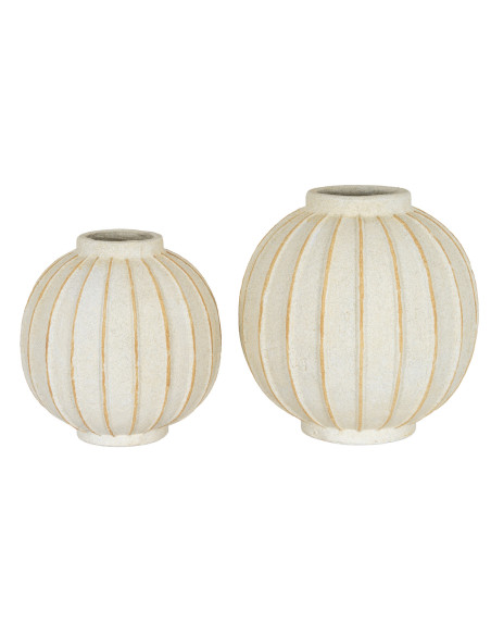 High-quality metal and wood construction of Hill Interiors SKU 24617 Grove Large Globe Vase, detailed view for UK customers.