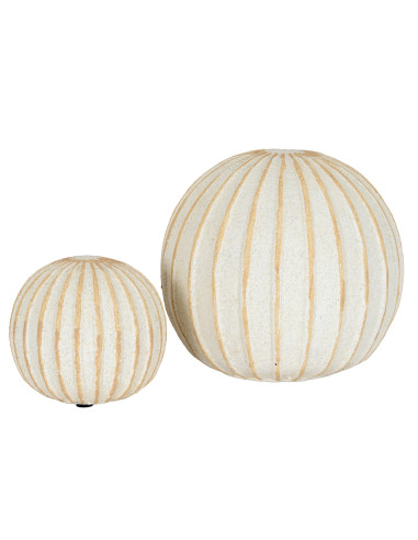 High-quality metal and wood construction of Hill Interiors SKU 24616 Grove Small Decorative Ball, detailed view for UK customer