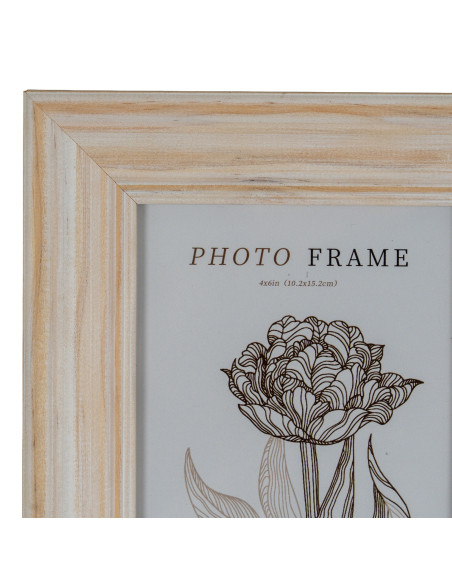 High-quality metal and wood construction of Hill Interiors SKU 24646 Isla Photo Frame 4X6, detailed view for UK customers.