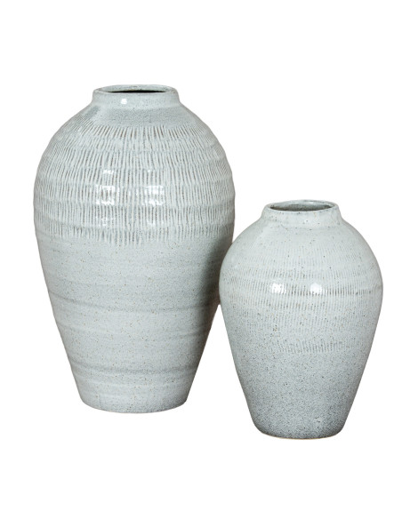 High-quality metal and wood construction of Hill Interiors SKU 24476 Kemi Medium Olpe Vase, detailed view for UK customers.