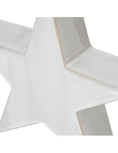 Affordable industrial style furniture Hill Interiors Large Ceramic Standing Star Decoration 23223 for modern home decor, free s