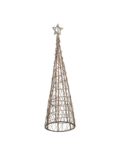 Hill Interiors Large LED Wicker Christmas Tree With Star 23593 - Authentic Hill Interiors furniture directly from FastDaddy UK.