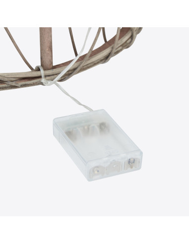 Full dimensions and specifications of Hill Interiors Large LED Wicker Christmas Tree With Star 23593: Height 130.00cm, Width 40