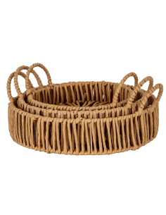 Hill Interiors Large Loop Handle Set of 3 Round Trays 24352 - Authentic Hill Interiors furniture directly from FastDaddy UK. Ex 2