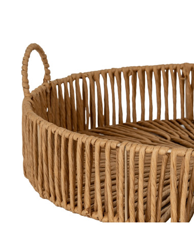 Affordable industrial style furniture Hill Interiors Large Loop Handle Tray 24353 for modern home decor, free shipping options