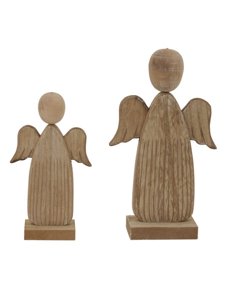 Affordable industrial style furniture Hill Interiors Large Natural Rustic Angel 24034 for modern home decor, free shipping opti