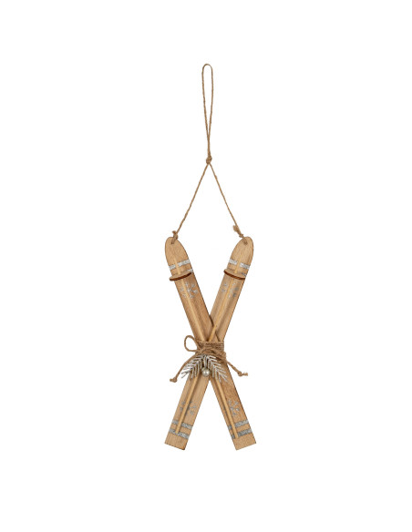 Hill Interiors Large Natural Rustic Crossed Skis 24116 - Authentic Hill Interiors furniture directly from FastDaddy UK. Exclusi