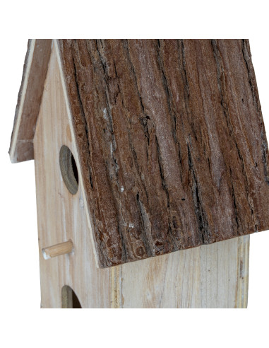 High-quality metal and wood construction of Hill Interiors SKU 24534 Large Rustic Birdhouse, detailed view for UK customers.